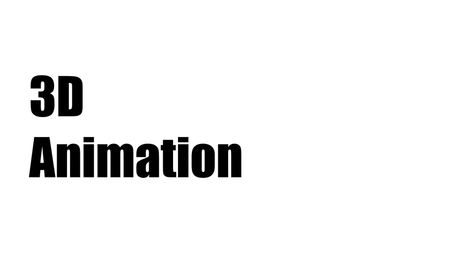 3D Animation